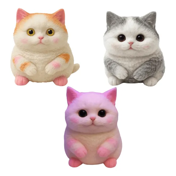 Taba Squishy Grande Brinquedo Fidget Antistress Gatinho Fofo