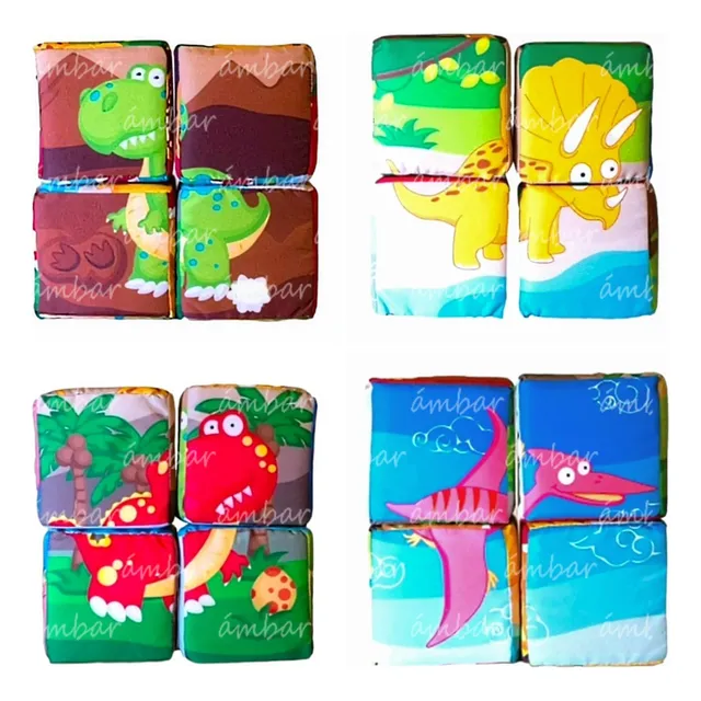 Cubos Blandos Bloques Apilables Rompecabezas Juego Didactico