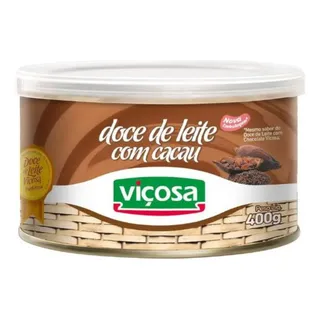 Doce De Leite Com Cacau Original 400gr Viçosa Doce De Leite Com Cacau Original 400gr Viçosa