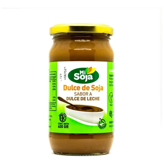Dulce De Soja Sabor Dulce De Leche X 380 G Mi Soja