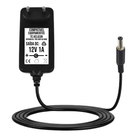 Fonte 12v 1a Pedaleira Tc Helicon Goxlr Perform V Perform Ve