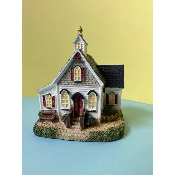 Villa Navideña / Figura Miniatura Iglesia