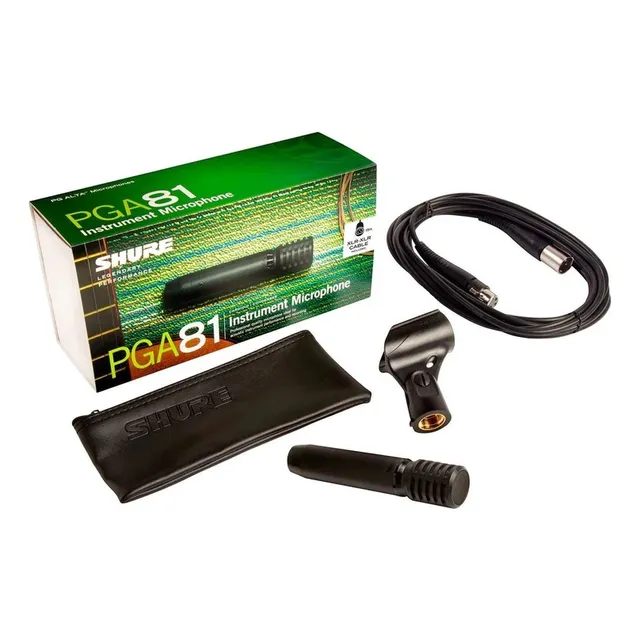 Micrófono Condensador Para Intrumento Shure Pga81-xlr, Rjd 