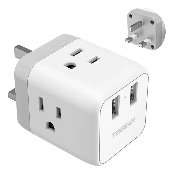 L Adaptador De Tomada Tessan Eua Para Reino Unido Tipo G
