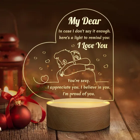 Regalo Texto Ingl  I Love You  Dia San Valentin Para Ella