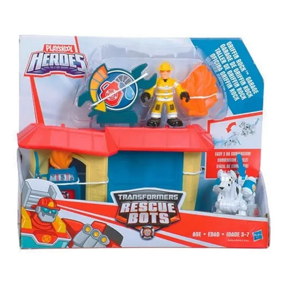 Transformers Rescue Bots - Oficina Griffin Rock - Hasbro