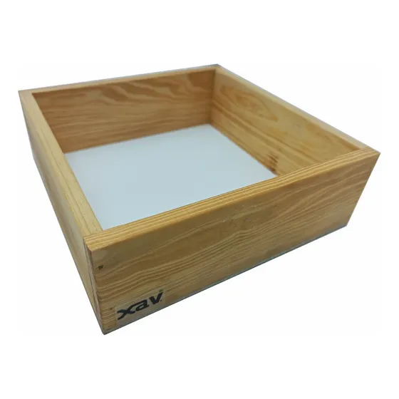 Cesta Madera Regalo Panera Pan Cubiertos Frutas Indacer 2879