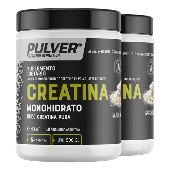 Creatina 1 Kilo Pulver Fuerza + Crecimiento Muscular Magro