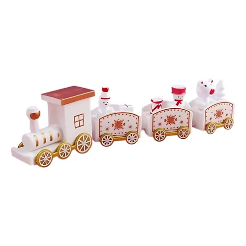 どんぐりアート♡ Xmasタペストリー＆White train ピンキーオブジェ Peacock Blue Plastic Christmas Train Pink | MercadoLivre