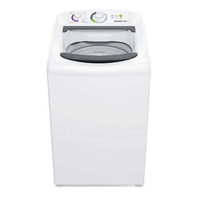 Máquina De Lavar Consul 12 Kg Branca Com Dosagem Econômica E