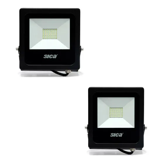 Reflector Led 50w Luz Fria Sica Equivale A 300w Pack X2 