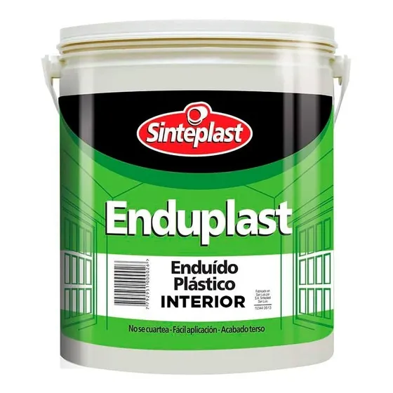 Enduplast Enduido Plastico Interior X 10kgs - Sagitario Color Blanco