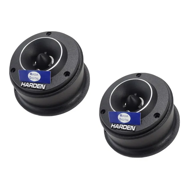 Tweeter 2pz + Jgo Alzas Bala Harden Ktb-286n Agudos Negro
