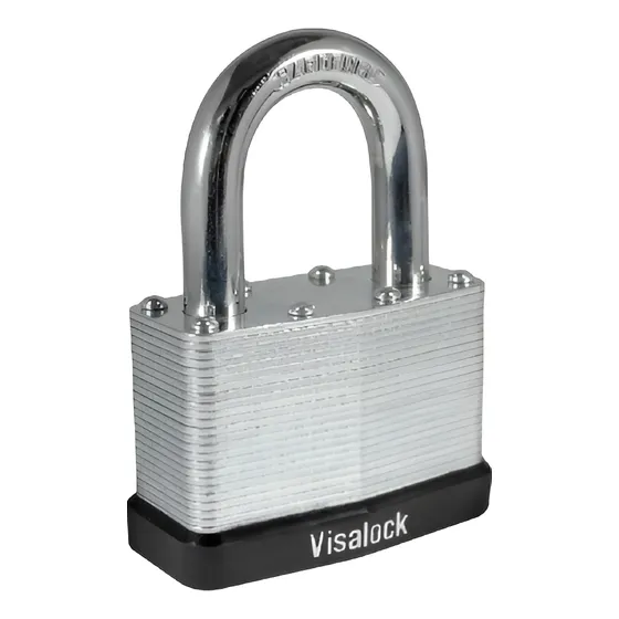 Candado Laminado Acero 50 Mm Blister Visalock