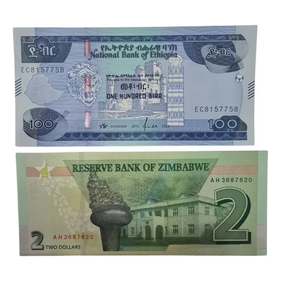 2 Billetes Mundiales De Africa: Etiopia 2023 , Zimbabwe 2019