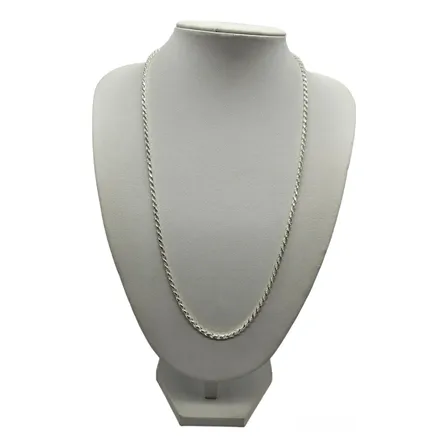 Cadena Hombre Turbillon Plata Italiana 925 - 60 Cm