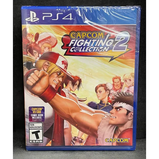 Capcom Fighting Collection 2 + Comicbook Ps4 Listo P Enviar