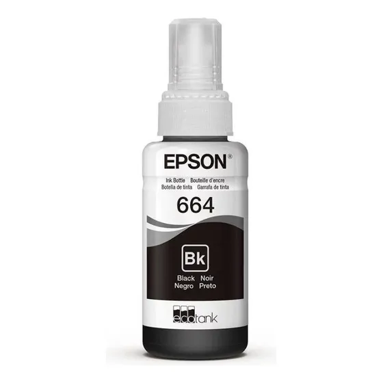 Tinta Epson T664 Original Negro Nuevo Con Garantía