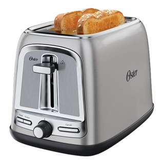 Tostadora Oster 2 Rebanadas, Color Acero Inoxidable, 800 W Tostadora Oster 2 Rebanadas, Color Acero Inoxidable, 800 W