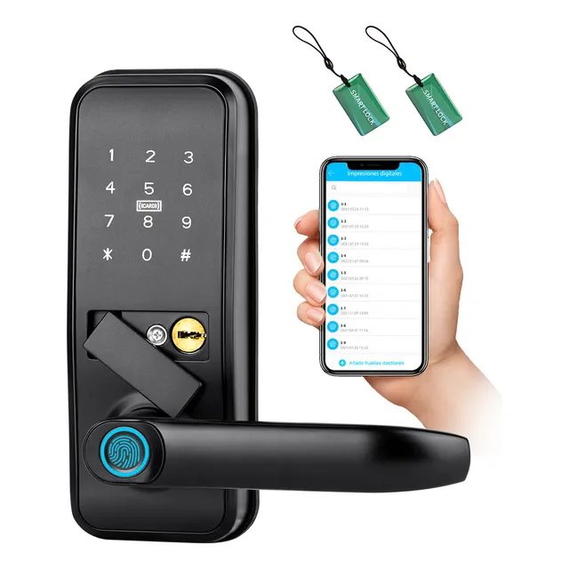 Cerradura Electrónica Digital Tuya App Huella Dactilar