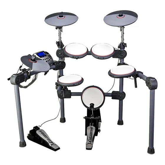 Bateria Eletronica Carlsbro Csd200 Midi Usb By Odery Cor Prateado