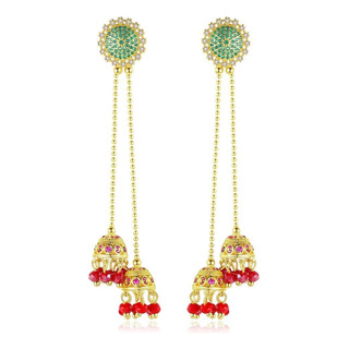 Pendientes Indios Vintage Largos De Cristal Pendientes Indios Vintage Largos De Cristal