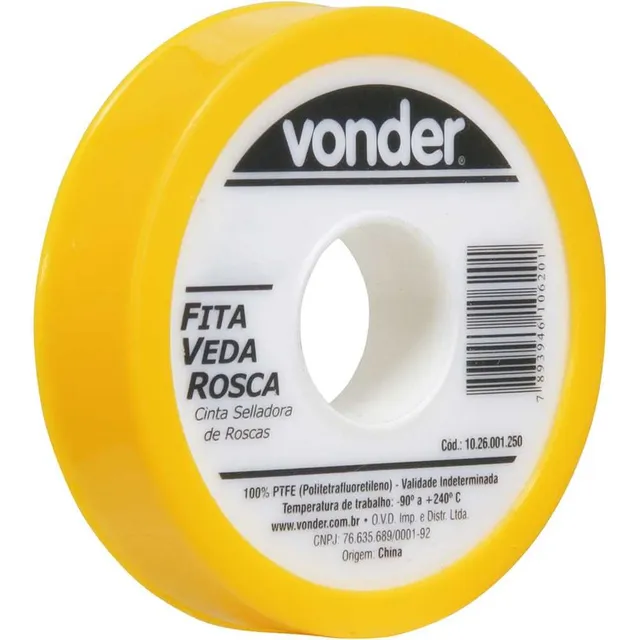 Fita Veda-rosca 18 Mm X 50 M Vonder