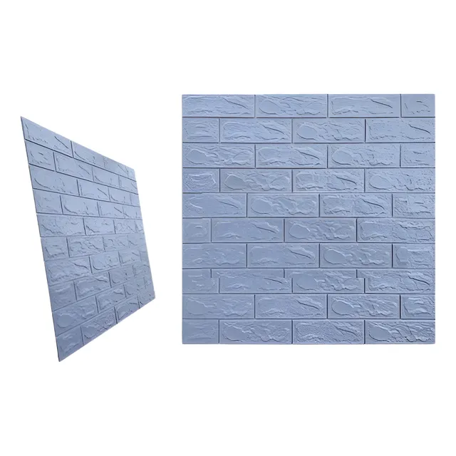 Pared Adhesiva 3d  Efecto Ladrillo De Varios Colores