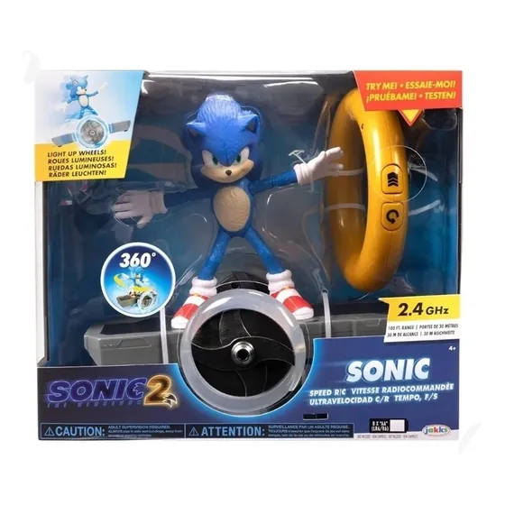 Sonic Patineta Control Remoto Ruedas Luces Speed Rc Vehículo