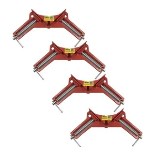 Sargento Angular 90° Graus Grampo Cantoneira Marcenaria 4pçs Sargento Angular 90° Graus Grampo Cantoneira Marcenaria 4pçs