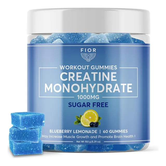 Suplemento Para Creatina Gummy 60 Masticable Sin Azúcar