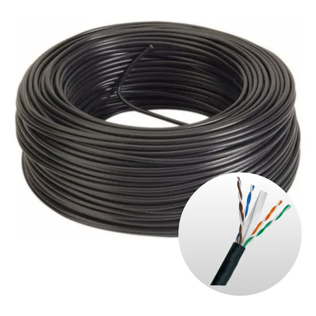 Cable Utp Cat 6 Uso Exterior X 100 Metros