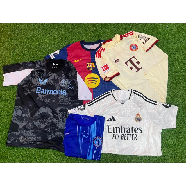 Franelas De Futbol Varios Equipos Termoselladas Y Bordadas