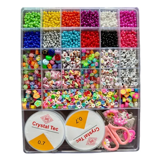 Caja Para Armar Pulseras Kit De Bijouterie N7 Dijes / M11