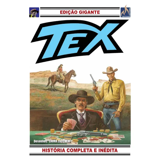 Tex Gigante 34: A vingança de Doc Holliday, de Boselli, Mauro. Tex Gigante (34), vol. 34. Editorial Edições Mythos Eireli,Sergio Bonelli Editore, capa mole em português, 2019