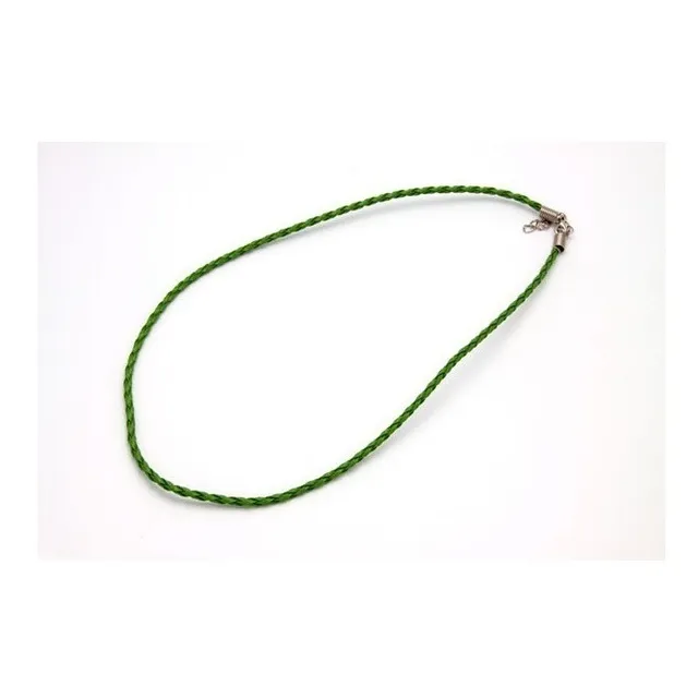 Collar Cordon Trenzado Simil Cuero X 100 Unidades