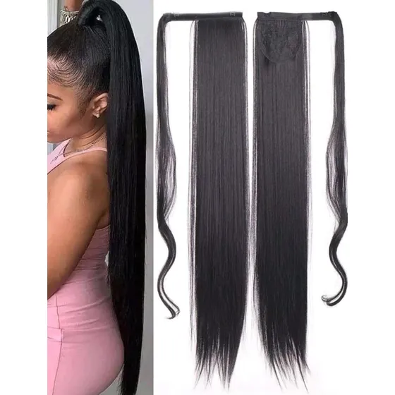 Extensiones De Cabello Moño Cola De Caballo Largas