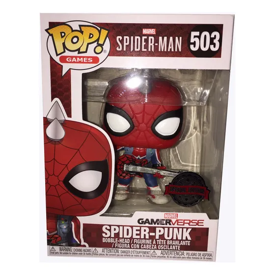 Funko Pop Marvel Spider Man Spider Punk Special Edition