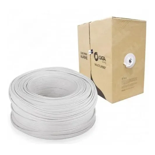 Cabo De Rede Par Trançado 0,41mm Branco 300m - Se325