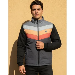 Jaqueta Oceano Masculina Corta Vento Resistente À Água  Preto/colorido Gg