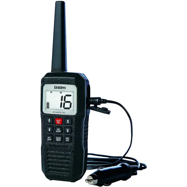 Rádio Uniden Vhf Atlantis Portátil Comunicador Lancha Jetski