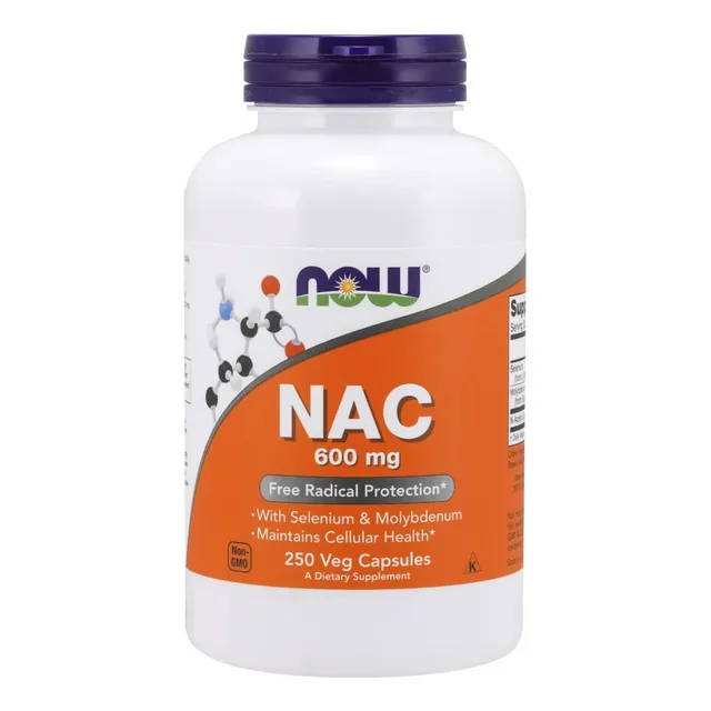 Nac (n-acetyl Cysteine) 600 Mg Now Supplements Con Selenium 