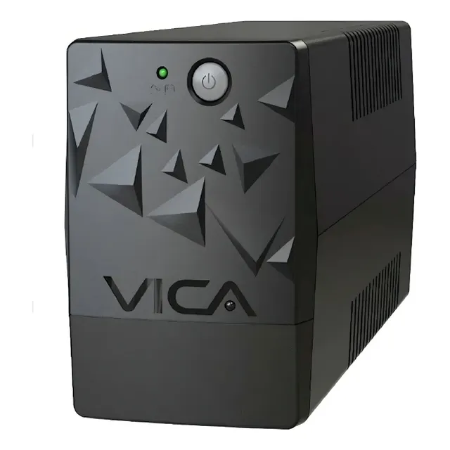 No Break Con Regulador 6 Puertos Vica Optima 500va Negro