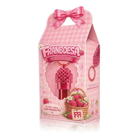 Gloss Franboesa Fran By Franciny Ehlke Brilho Vermelho