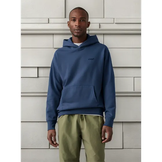 Polerón Hombre The Authentic Hoodie Azul Levis A8435-0020