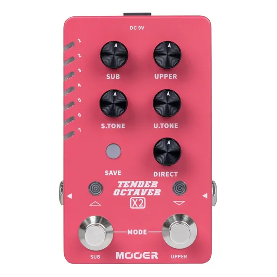 Capa De Pedal De Guitarra De Oitava Mooer Para 2 Oitavas Com
