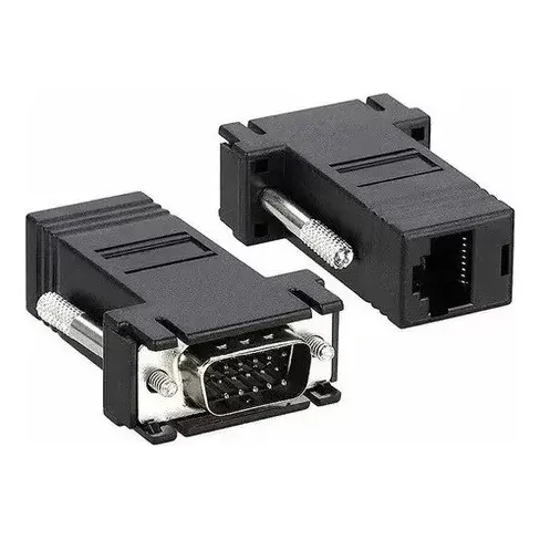 Adaptador Vga Macho A Rj45 Hembra Conector Lan