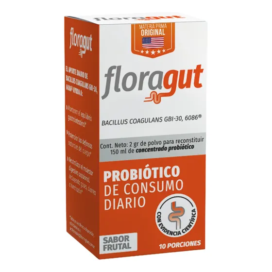 Floragut Probiótico De Mayor Estabilidad Concentrado X2gr