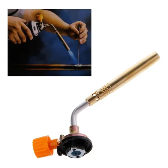 Soldador Soplete Gas Butano Pico Bronce Antorcha