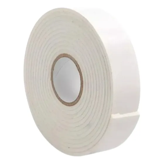 Cinta Doble Faz Fomi Espuma Blanca 18mm X 2 Metros - 6 Und
